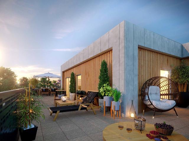 PEPITE! TERRASSE SUD EST DE 25M² DANS SECTEUR ULTRA PRISE VUE DEGAGEE PREMIUM 3 pièces, 60 m²