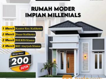PERUMAHAN CANTIK MINIMALIS DI KALIKOTAS KLATEN