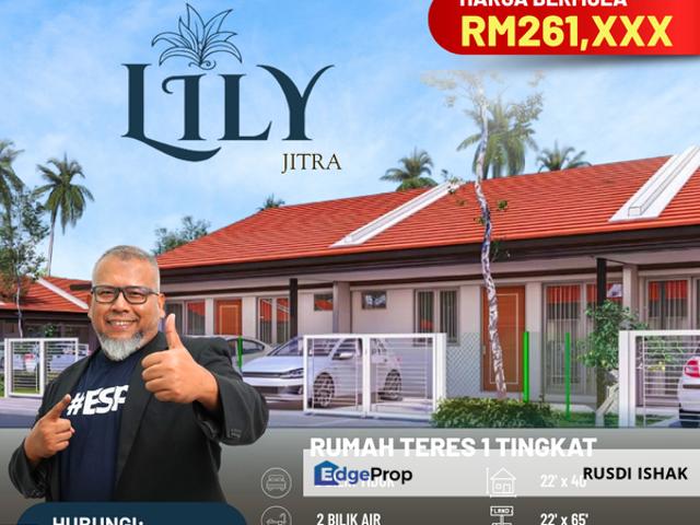 Perumahan Baru, Taman Lily Jitra, Rumah Teres