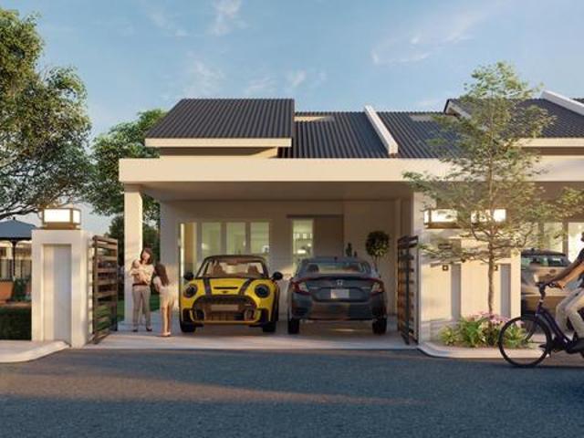 Perumahan Baru Harga Mampu Milik dengan Design Menarik di Taman Bahtra