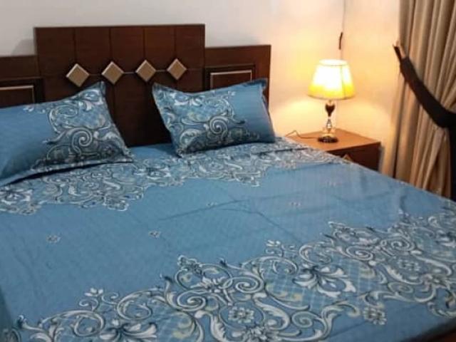 PerDay 1 bed flat Short time Avilabile Cupel ALLOW avilabike For rent Rawalpindi Bahria town ID 80892