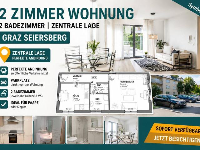 Perfekte Wohnung in Seiersberg schnell Termin vereinbaren
