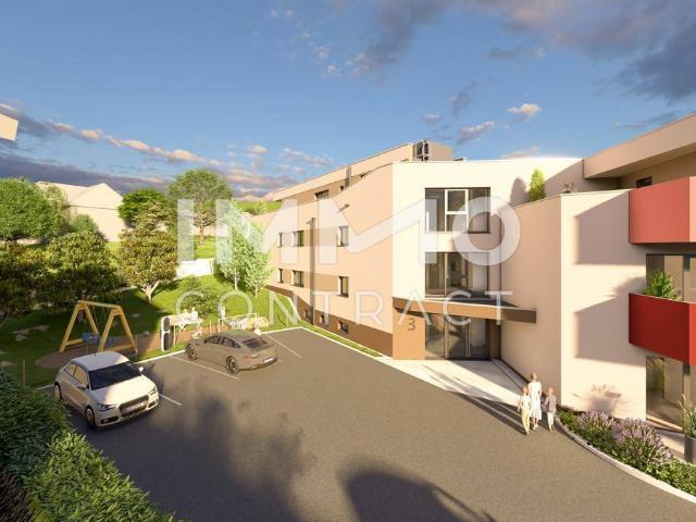 Ideale 1,5 Zimmer Wohnung mit kl. Garten in den STADTTERRASSEN PEUERBACH provisionsfrei! * JETZT FRÜHKÄUFER RABATT!