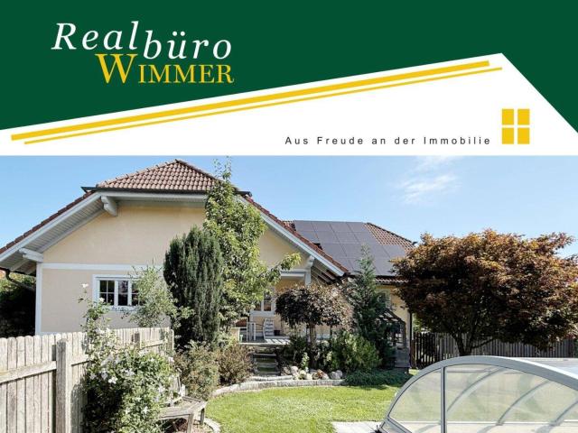 Perfekter Familiensitz! Bungalow in Ruhelage mit großem Garten, Pool & Schwimmteich