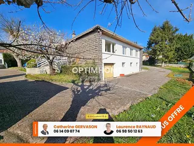 Pérignat lès Sarliève 63170 Achat / Vente maison 4 pièces t4 terrasse cave