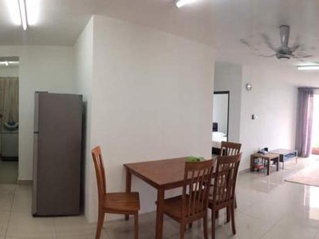 Permas Jaya D Ambience Residence 2 Bed Fully Furnished Facing Forest