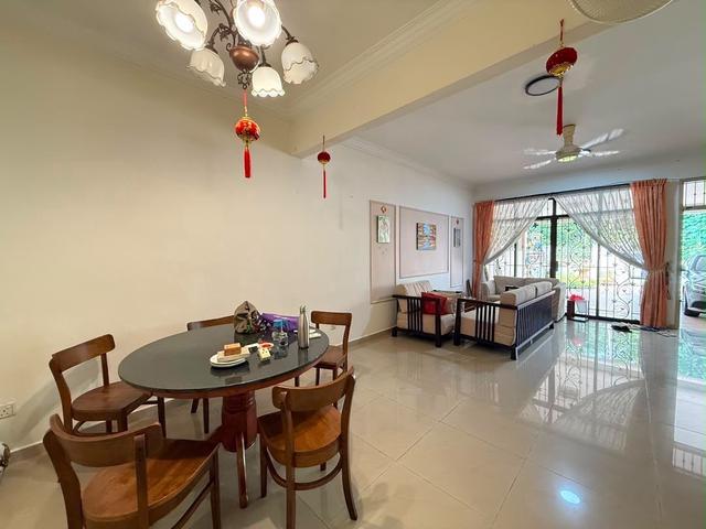 Permas jaya double storey fully furniture unblock view for rent