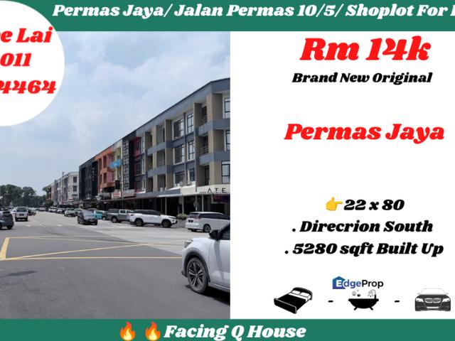 Permas Jaya/ Jalan Permas 10/5/ Shoplot For Rent