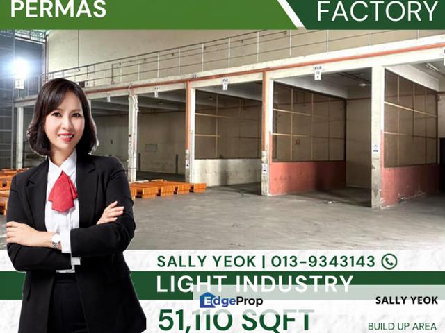 Permas Jaya Light Industrial Detached Factory for Rent