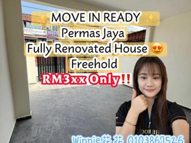 PERMAS JAYA RENOVATED HOUSE Double Storey Low Cost w13