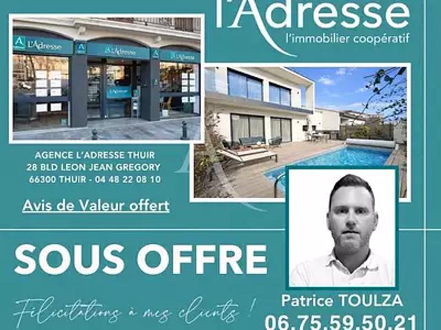 Perpignan 66000 Achat / Vente maison 4 pièces t4 au dernier étage piscine