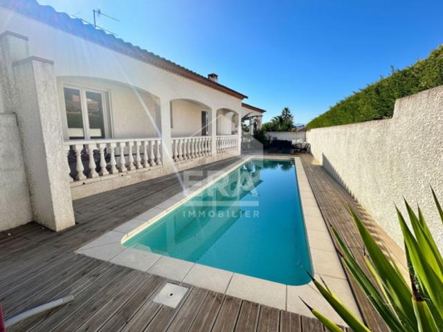 Perpignan Massilia Mas Vermeil: Maison de plain pied 5 chambres avec piscine à vendre