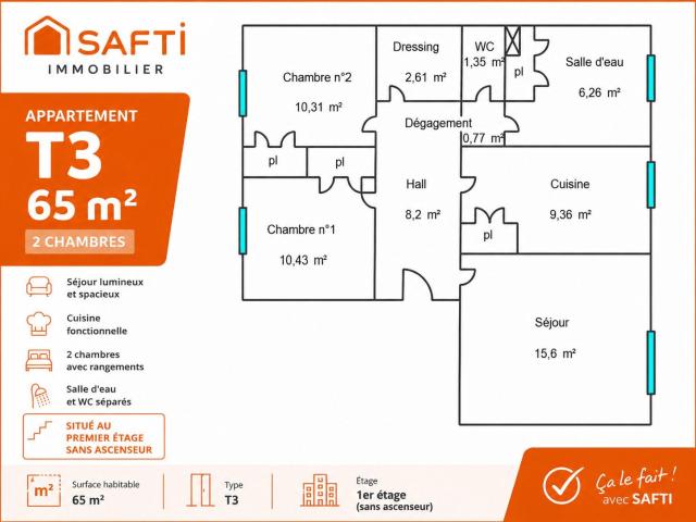 Perpignan Vente Appartement 66