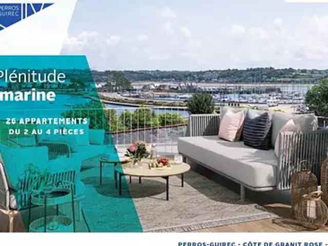 Perros Guirec 22700 Achat / Vente appartement 3 pièces t3 terrasse