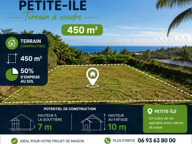 Petite Île Vente Terrain 97