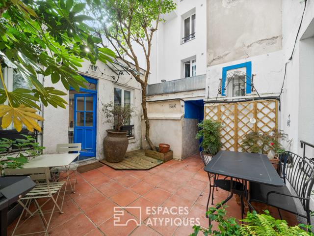 Petite maison avec cour au calme absolu Marcadet Poissonnier