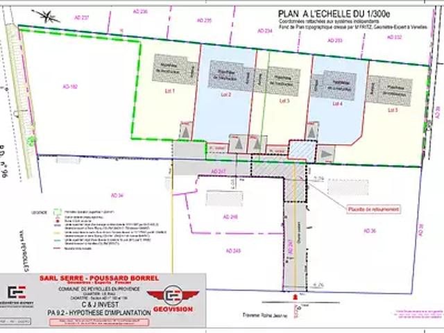 Peyrolles en Provence 13860 Programme neuf terrain neuf à vendre