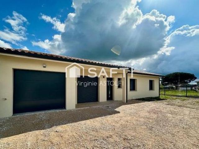 Belle maison contemporraine T4, sur une parcelle de 542 m2