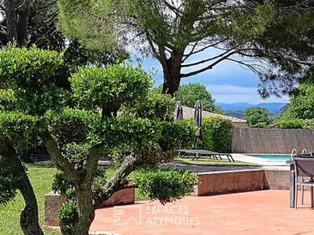 Pézenas 34120 Achat / Vente maison 6 pièces t6 au dernier étage piscine