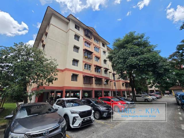 PKNS Flat Seksyen 7 Shah Alam Corner Unit For Sale