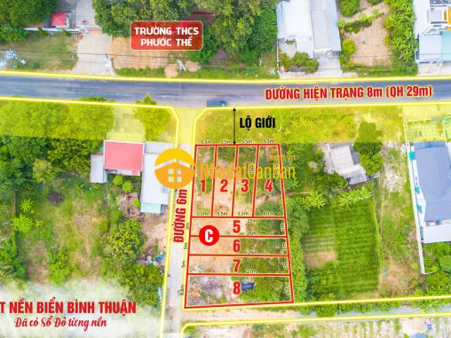 Phước thể, bình thuận đất nền thổ cư giá rẻ, tiềm năng tăng giá cực cao