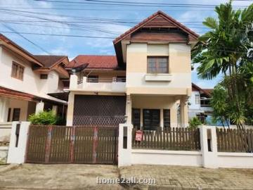 พื้นที่กว้าง 124 ตร.วา ขายบ้านเดี่ยวพร้อมที่ดินใน หมู่บ้านมณฑลทิพย์ พุทธมณฑลสาย 4 ซอยกระทุ่มล้ม 17 แปลงมุมที่เหมาะสุดๆ