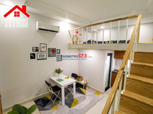 Phòng trọ cao cấp giá rẻ có gác đầy đủ nội thất bình thạnh