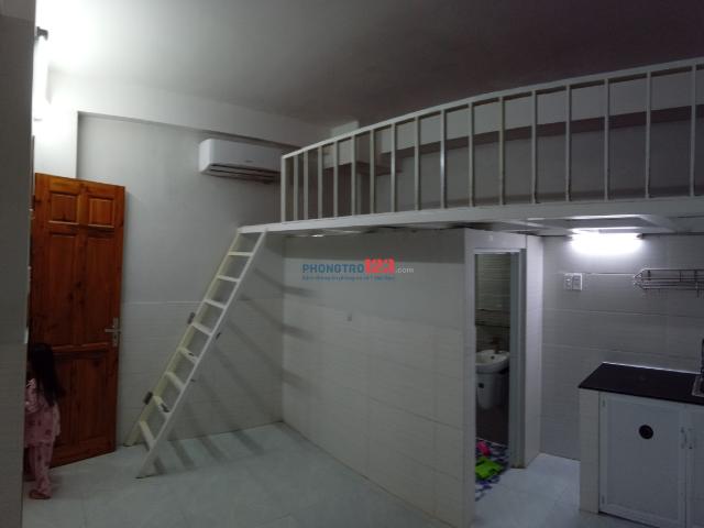 Phòng trọ sạch sẽ, an ninh, có gác, máy lạnh