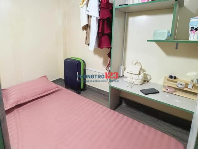 Phòng dorm sleepbox, ktx cửa đóng riêng tư 290 dương bá trạc, q8