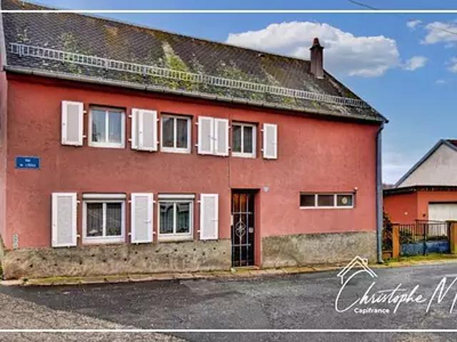 Phalsbourg 57370 Achat / Vente maison 5 pièces t5 jardin