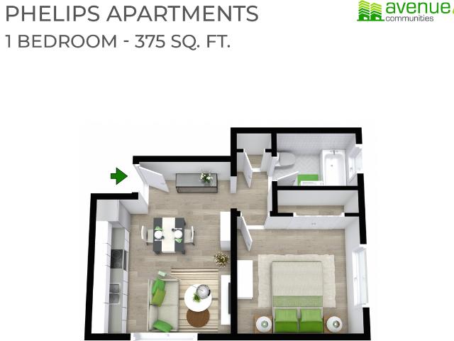 Phelips Apartments 1 Bedroom Apartment for Rent at 10657 103 St Nw, Edmonton, AB T5H 2V6 Central McDougall