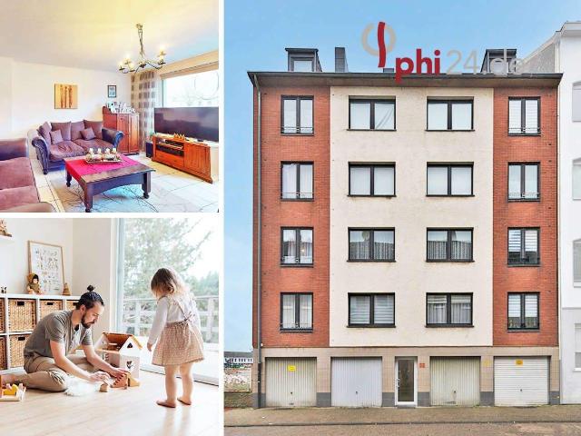 PHI AACHEN Gemütlicher 4 Zimmer Wohntraum mit Balkon in verkehrsgünstiger Lage von Aachen!