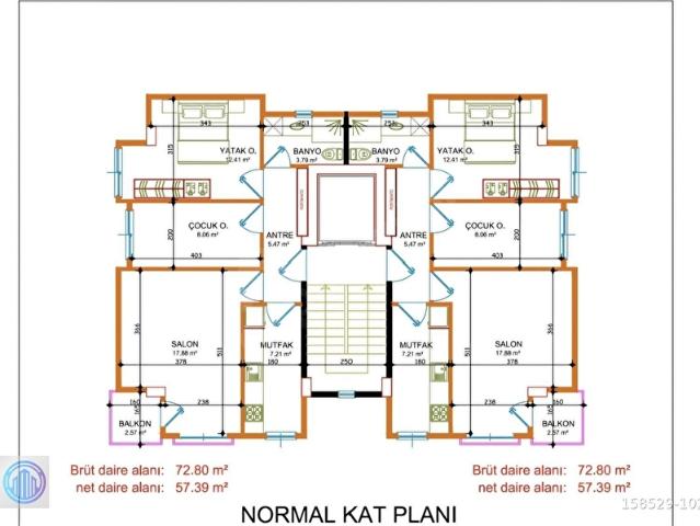 PİAZZA AVM YAKININDA 2027 MAYIS TESLİM PROJEDEN 2+1 ARA KAT