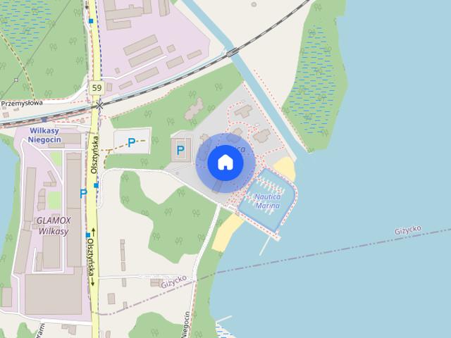 Piękny apartament, I linia z widokiem na j. Niegocin i Marinę