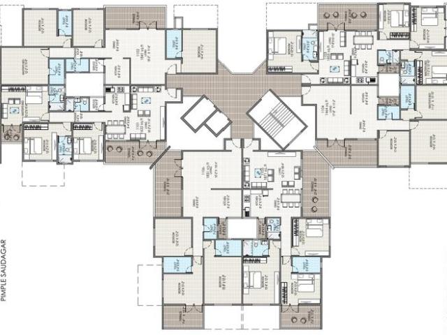 Pimple Saudagar 3 BHK Apartment For Sale Pune