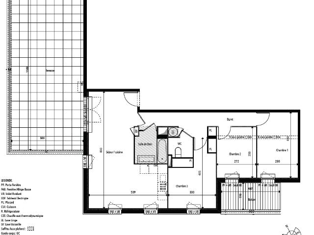 PINS JUSTARET, Appartement T4 de 84m2, programme neuf, livré, à saisir