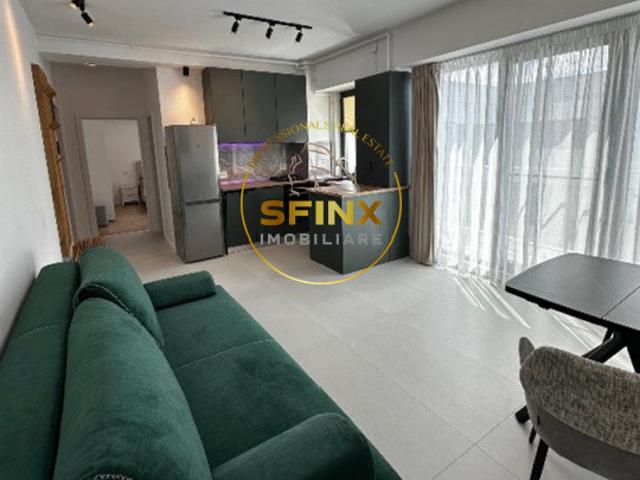 Piata Alba Iulia Decebal, 2 camere mobilat, terasa, nou, prima inchiriere Sfinx Imobiliare