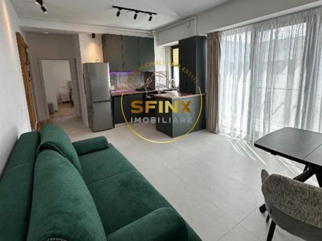 Piata Alba Iulia Decebal, 2 camere, terasa, nou, prima inchiriere