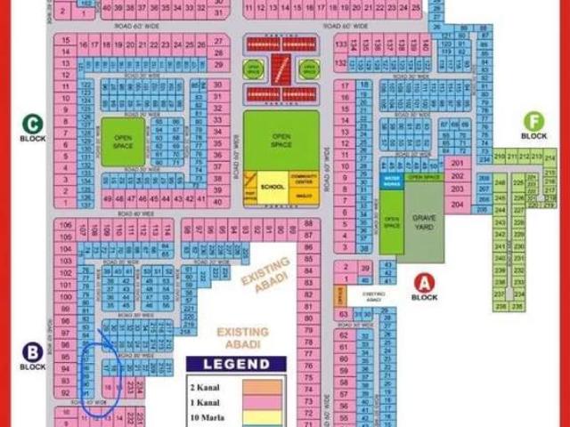 PIA colony Hot location B block plot for sale Multan Wapda Town ID 23265