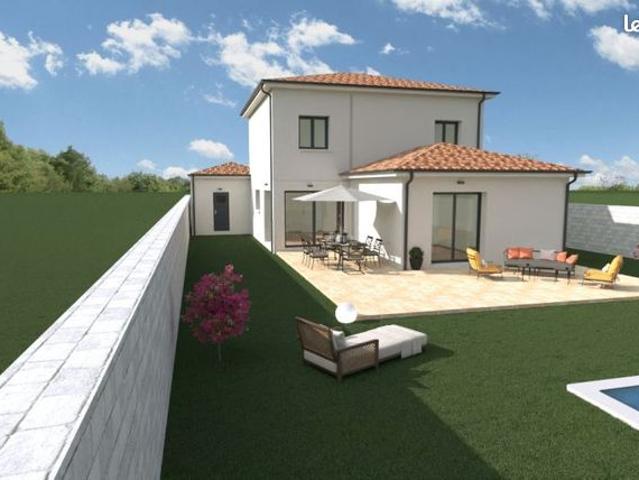 Pibrac rare sur la commune villa de 120 m2 avec garage sur terrain de 771 m2 plat et viabilisé