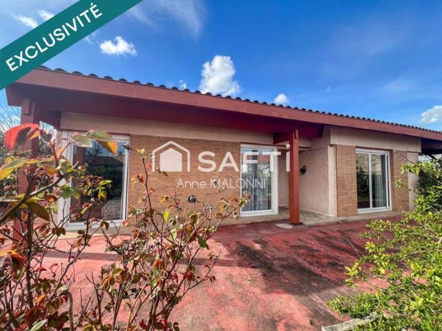 PIBRAC, Tuilerie, pavillon de plain pied à rénover, évoluant sur une parcelle de 805 m2