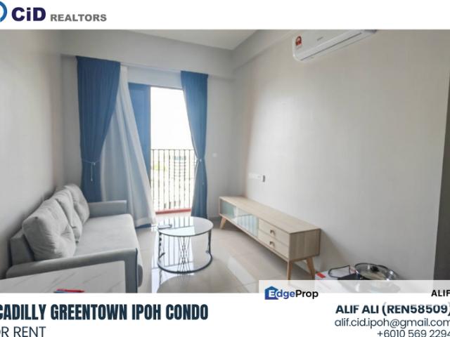 Picadilly Greentown Condo for Rent | Fully Furnished | RM1,700