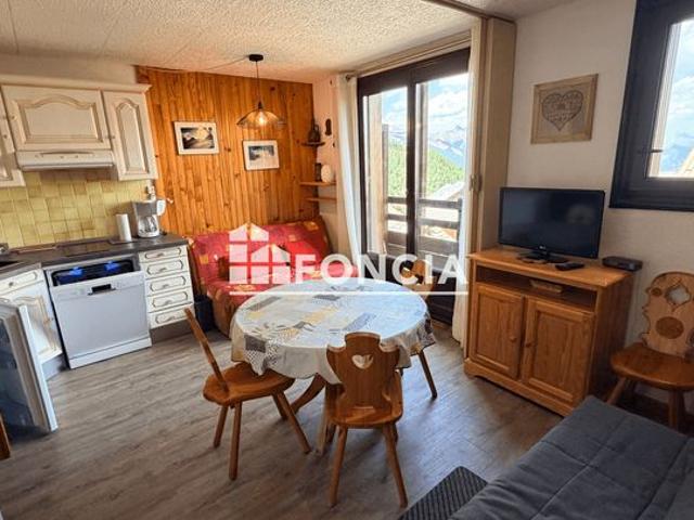 Pied de piste studio 23m2 avec balcon et casier
