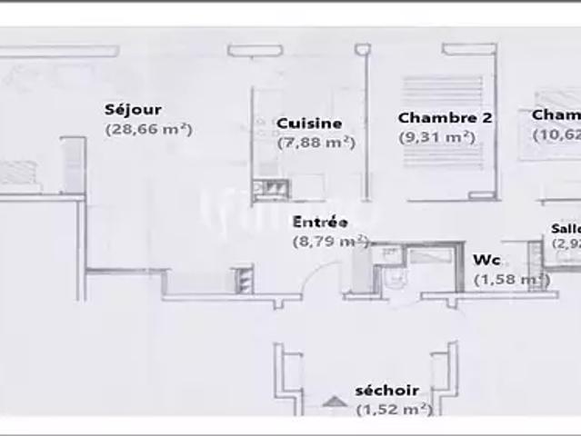 Pierre Bénite 69310 Achat / Vente appartement 3 pièces t3 parking