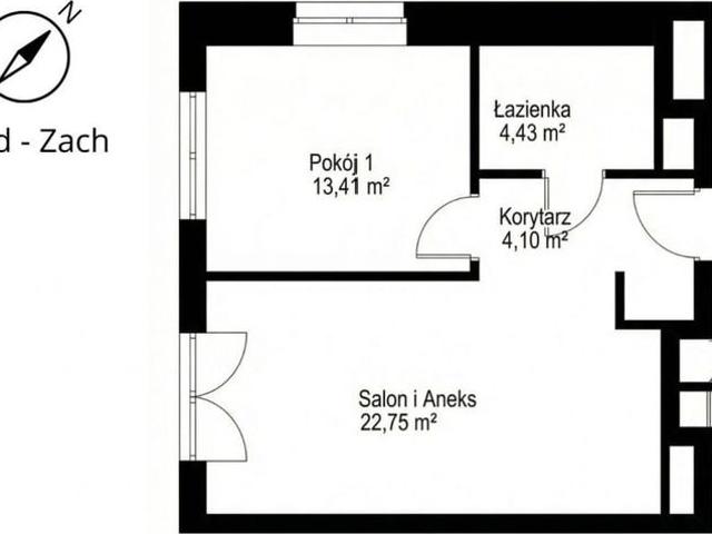 PIERWSZY najem! 2 pokoje | Marcelin | Zwierzolubne 44.69 m²