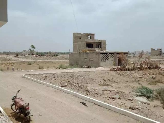 Pir ahmed zaman town Wast open 40 fit wide road 240 facing Karachi Malir Link To Super Highway ID 54711