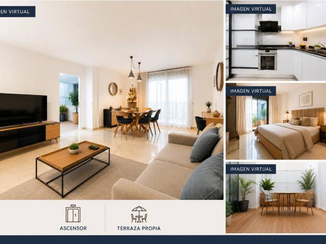 Piso moderno con terraza privada y acabados premium cerca de Valencia