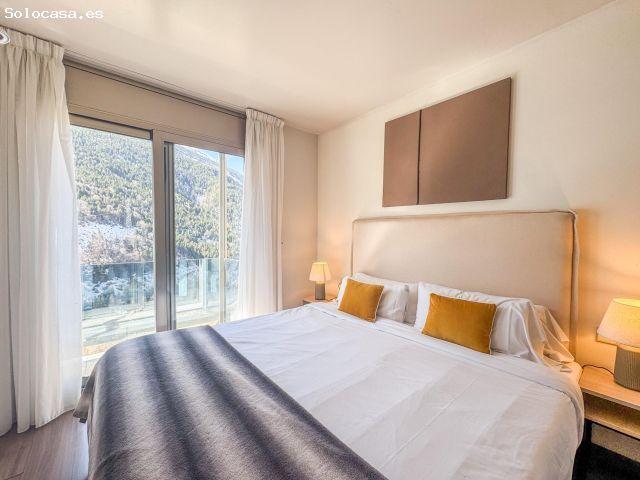 Piso con terraza de 25 m2, orientado a sur y a pie de pistas