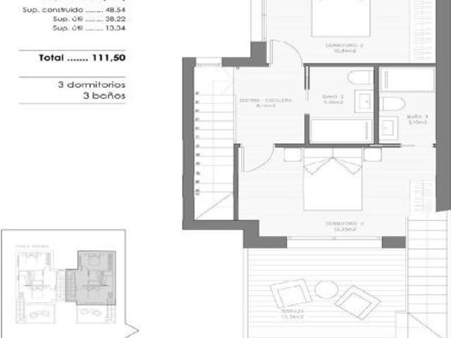PISO DUPLEX DE OBRA NUEVA CON SOLÁRIUM Y GARAJE EN BENEJÚZAR