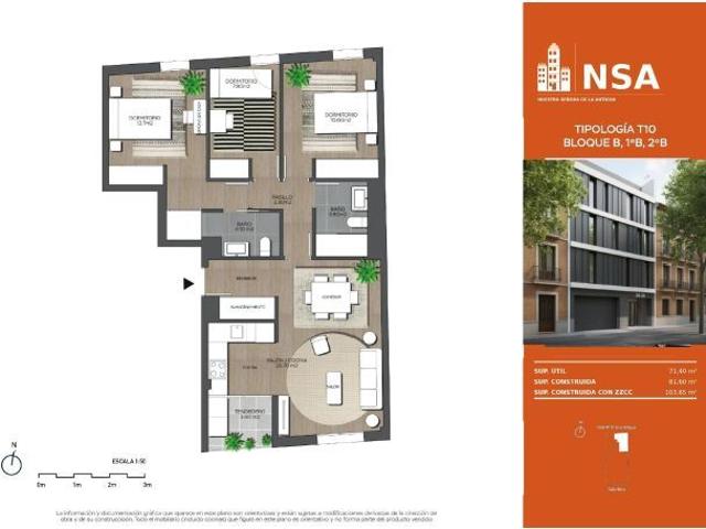 Piso de obra nueva a la venta en Carabanchel Madrid